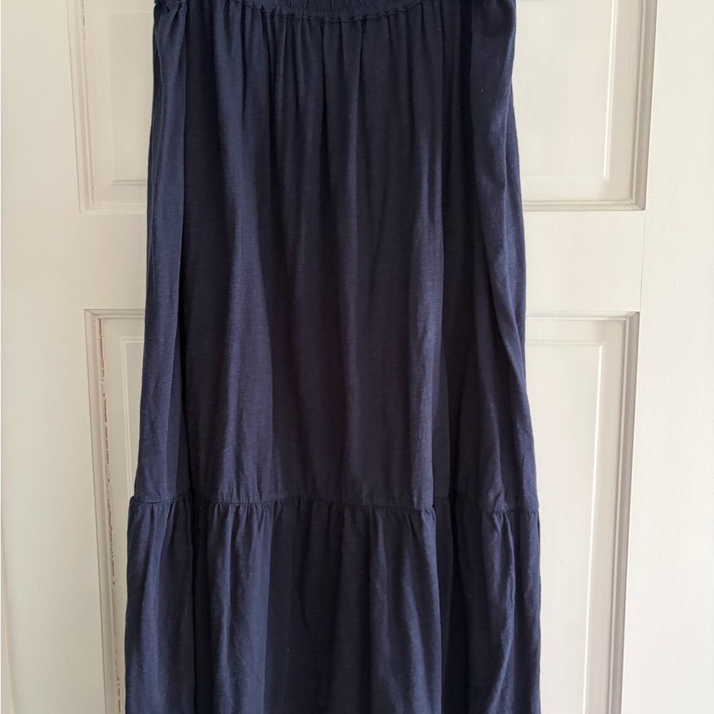 Women's Navy Tiered Skirt
